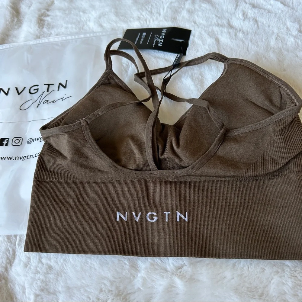 NEW! NVGTN Galaxy Ribbed Seamless Bra - Picture 2 of 4